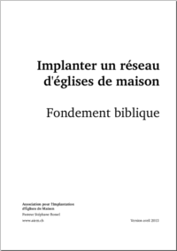 Implanter un réseau d'églises de maison